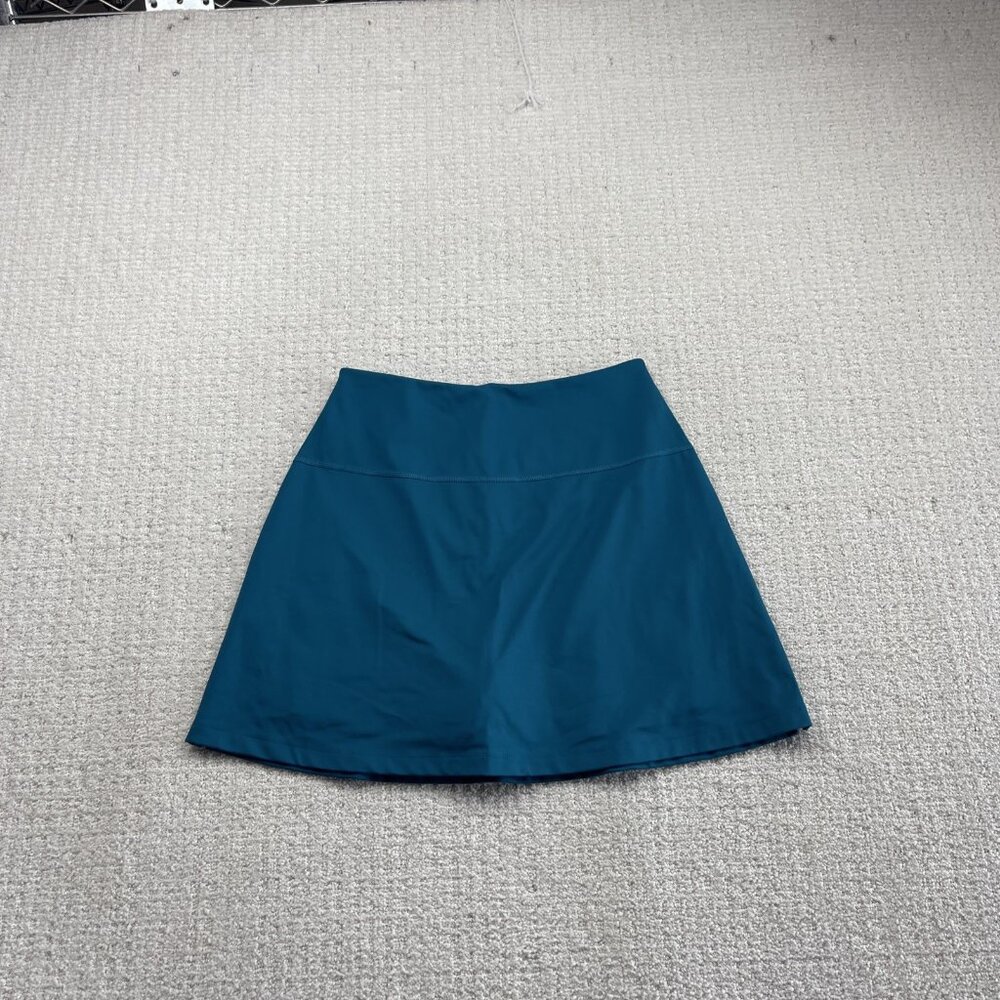 Girlfriend Collective Athletic Sport Skort Size M Blue Preppy Tennis / Golf - Picture 8 of 10